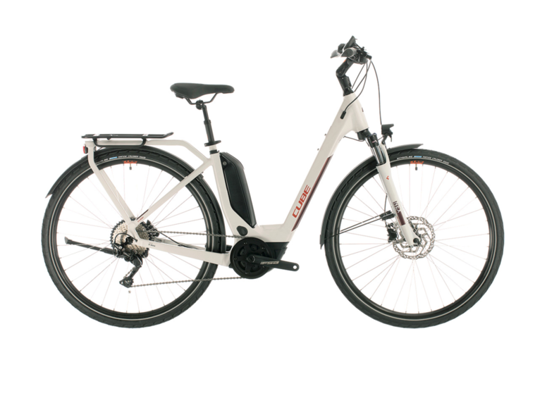 Elektrokolo CUBE Touring HYBRID PRO 500 Easy Entry grey/red 2020