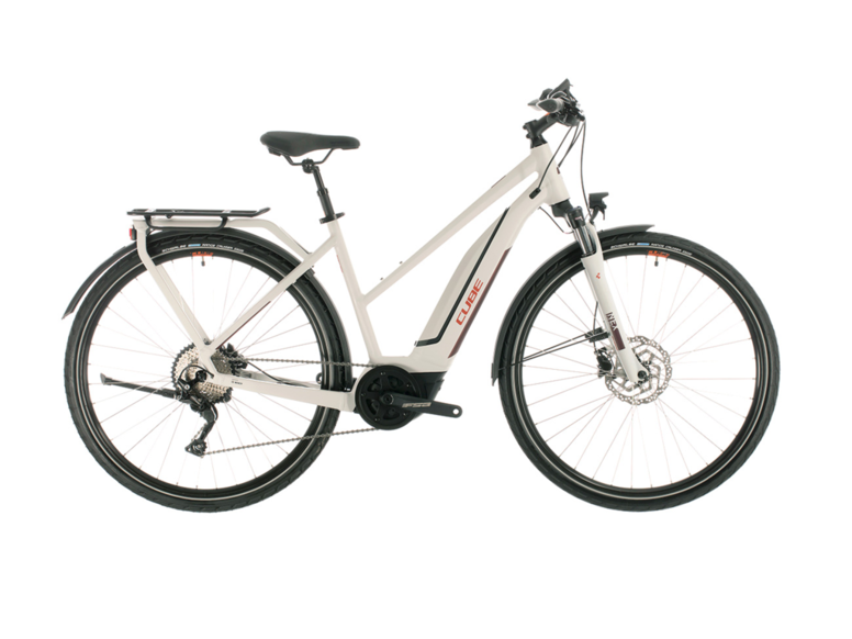 Elektrokolo CUBE Touring HYBRID PRO 500 Trapeze grey/red 2020