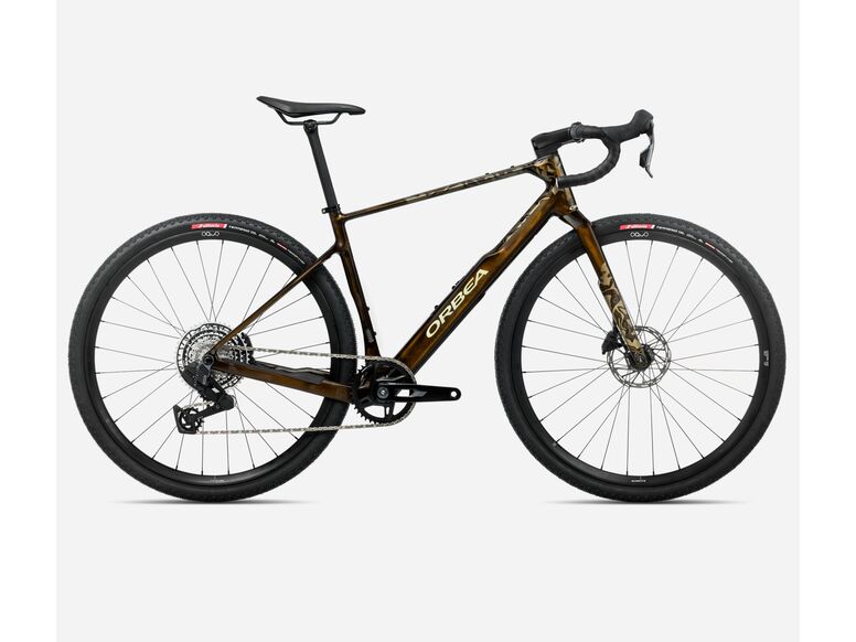 Gravel kolo ORBEA TERRA M31eTEAM 1X Caramel Carbon View (Gloss) 2026