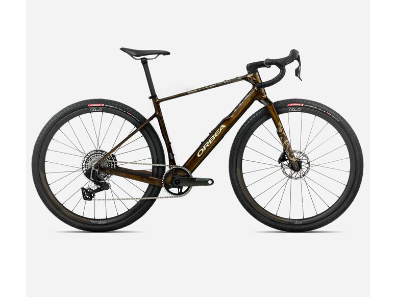 Gravel kolo ORBEA TERRA M21eTEAM 1X Caramel Carbon View (Gloss) 2026