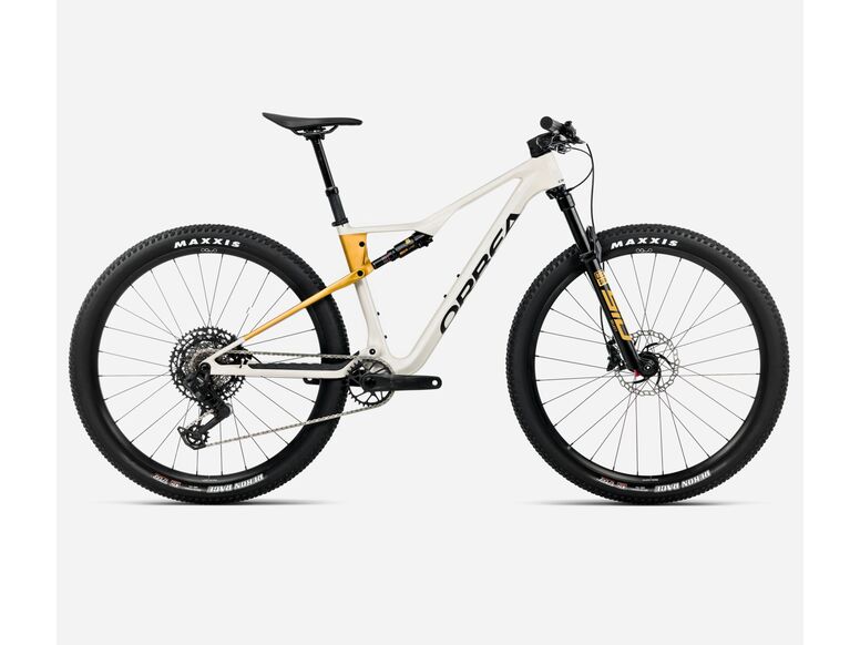 Celoodpružené kolo ORBEA OIZ M21 Ivory White (Gloss) - Bumblebee Yellow (Matt) 2026