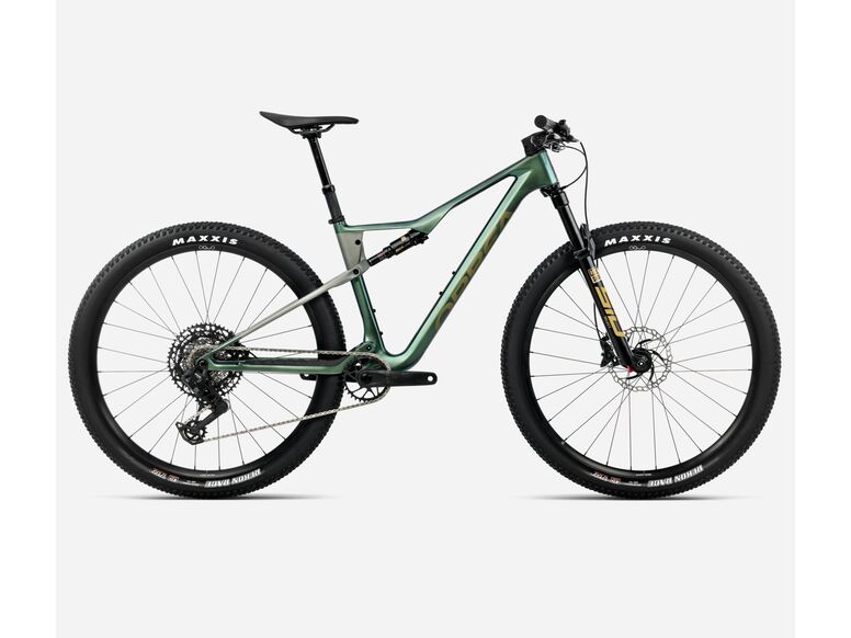 Celoodpružené kolo ORBEA OIZ M21 Seaweed Carbon View (Gloss) - Spaceship Green (Matt) 2026