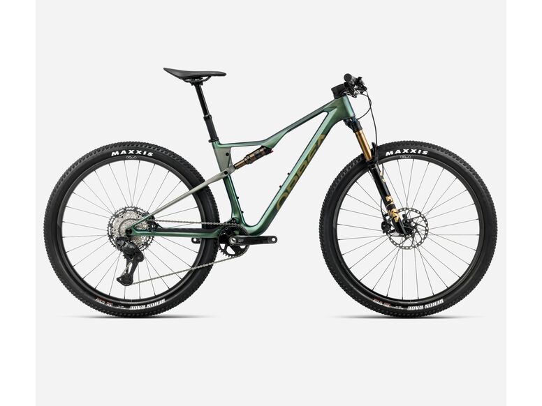 Celoodpružené kolo ORBEA OIZ M10 Seaweed Carbon View (Gloss) - Spaceship Green (Matt) 2026
