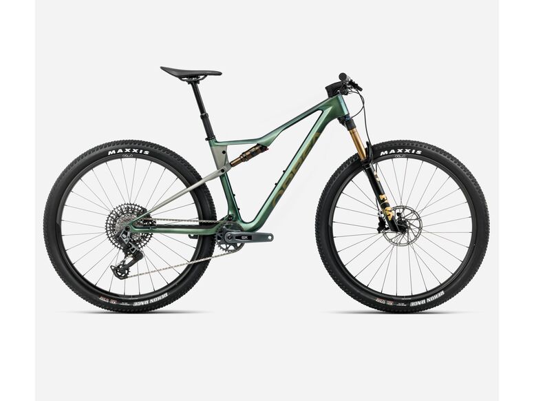 Celoodpružené kolo ORBEA OIZ M10 AXS Seaweed Carbon View (Gloss) - Spaceship Green (Matt) 2026