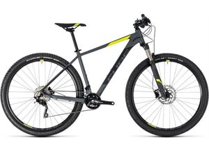 Horské kolo CUBE ATTENTION SL 27,5" 2018 Grey´n´flashyellow