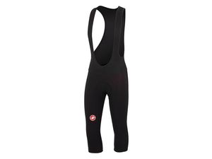 Castelli – 3/4 kalhoty Meno s vložkou, black/red