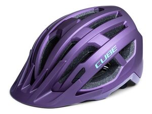Přilba CUBE OFFPATH Mips fialová
