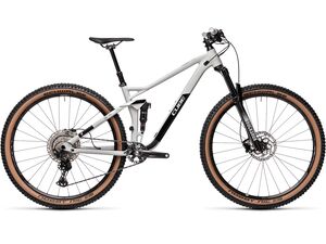 Horské kolo CUBE STEREO 120 RACE 2021 29 Lightgrey´n´black