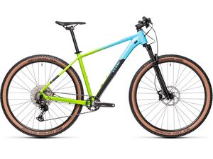 Horské kolo CUBE REACTION PRO 2021 29 fadingblue´n´green