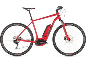 Elektrokolo CUBE CROSS HYBRID PRO 500 2019 red/black