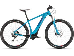 Elektrokolo CUBE REACTION HYBRID EXC 500 29" 2019 Blue´n´red