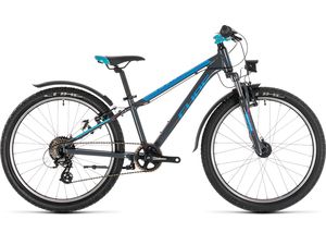 Dětské kolo CUBE ACCESS 240 ALLROAD 2020 Grey´n´blue´pink