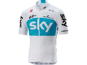 Castelli - Team Sky pánský dres Sky Fan 18, white