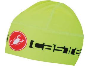 Castelli - čepice Thermo Skully, yellow fluo