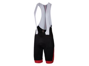 Castelli - pánské kalhoty Velocissimo s vložkou, black/red