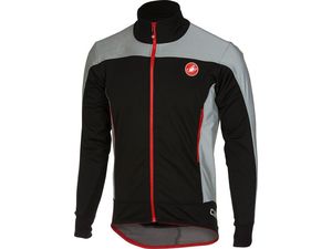 Castelli - pánská bunda Mortirolo, black/reflex