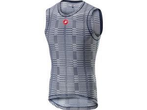 Castelli - pánské funkční prádlo Pro Mesh bez rukávů, dark steel blue/white