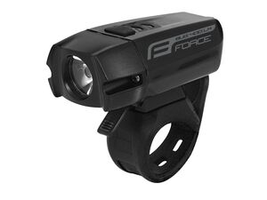 Světlo přední FORCE BUG 400LM USB, černé