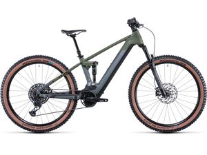 Elektrokolo Cube Stereo Hybrid 120 TM 750 29 flashgrey´n´olive 2022