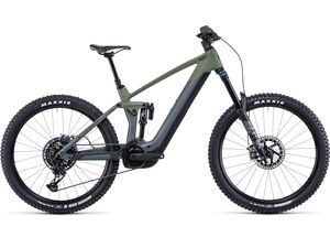 Elektrokolo Cube Stereo Hybrid 160 HPC TM 750 27.5 flashgrey´n´olive 2022