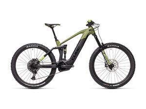 Elektrokolo CUBE STEREO HYBRID 160 HPC SL 625 27,5 2021 Olive´n´black