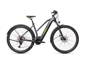 Elektrokolo CUBE CROSS HYBRID PRO 625 Allroad Trapeze 2021 iridium´n´green