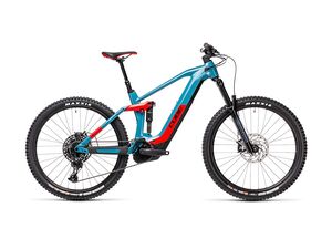 Elektrokolo CUBE STEREO HYBRID 160 HPC RACE 625 27,5 2021 blue´n´red
