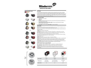 KNOG Blinder MINI Blikačka - Černá
