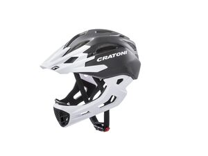 Helma Cratoni C-MANIAC - Black-White Matt