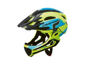 Helma Cratoni C-MANIAC Pro - Yellow-Blue Glossy