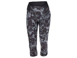 Castelli - dámské kalhoty Bellissima 3/4 s vložkou, black/turbulence