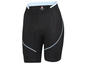 Castelli – dámské kalhoty Evoluzione W s vložkou, black/pale sky