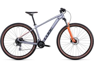Horské kolo Cube Aim Race silver´n´orange 2022