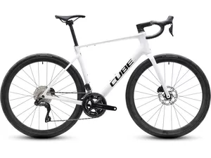 Silniční kolo Cube ATTAIN C:62 SLX metallicwhite´n´black 2027
