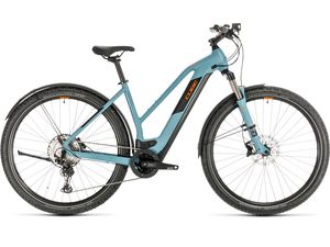 Elektrokolo CUBE CROSS HYBRID RACE ALLROAD 500 TRAPEZE 2020 Blue´n´orange