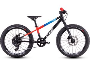 Dětské kolo CUBE REACTION 200 PRO black´n´blue´n´red 2025