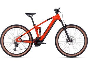 Elektrokolo Cube Stereo Hybrid 120 Race 750 27.5 sparkorange´n´black 2024