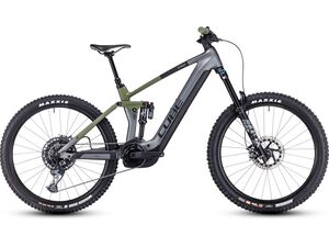 Elektrokolo Cube Stereo Hybrid 160 HPC TM 750 27.5 flashgrey´n´olive 2024