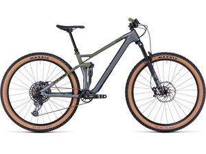 Celoodpružené kolo Cube Stereo ONE22 HPC TM 29 flashgrey´n´olive 2023