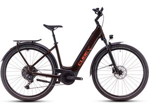 Elektrokolo Cube Touring Hybrid PRO Easy Entry 625 cinnamon´n´orange 2025