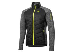 Etape – pánská bunda/mikina CRUX, černá/žlutá fluo