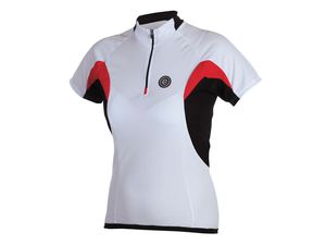 Etape - dámský dres DONNA, bílá/červená