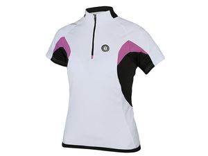 Etape - dámský dres DONNA, bílá/růžová