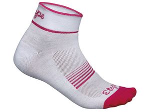 Etape - dámské ponožky KISS, bílá/růžová
