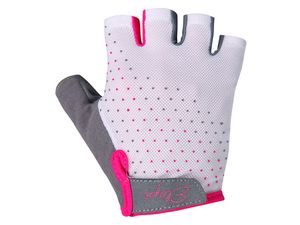 Etape - dámské rukavice MIA, bílá/růžová