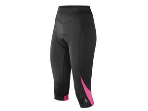 Etape - dámské kalhoty NATTY 3/4 s vložkou, černá/růžová