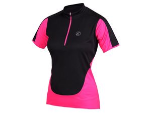 Etape - dámský dres NELLY, černá/růžová