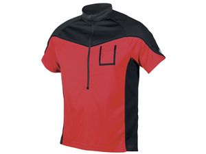 Etape - pánský volný dres POLO, červená/černá