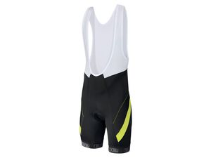 Etape - pánské kalhoty PROFI LACL s vložkou, černá/žlutá fluo