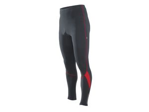 Etape - pánské kalhoty RUNNER PAS bez vložky, černá/červená